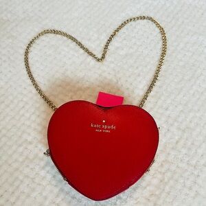 Kate Spade mini heart love shack crossbody bag